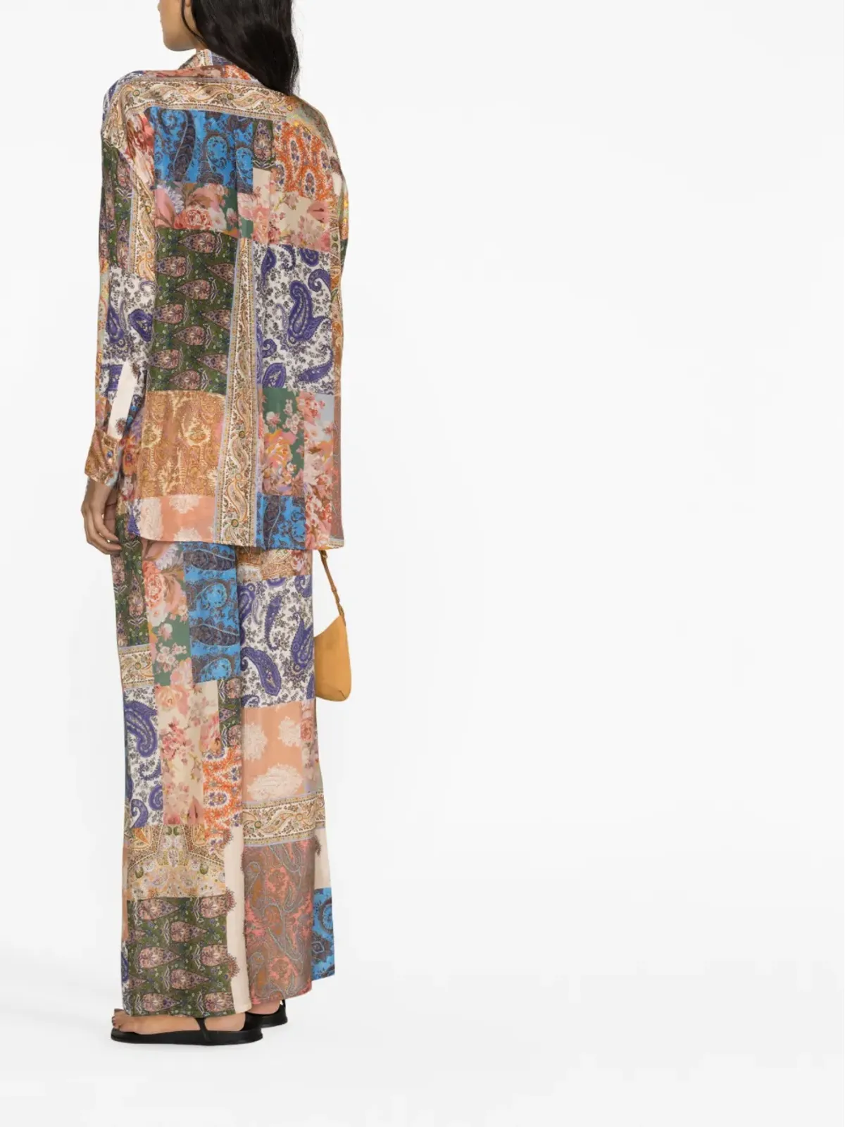 ZIMMERMANN グラフィックプリント シルクシャツ - ネュートラルカラー - 画像3
