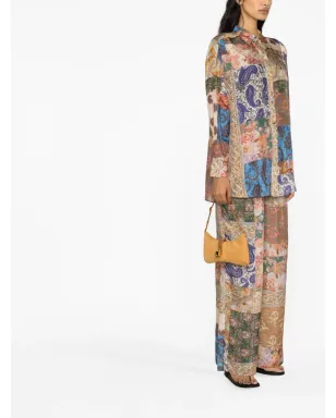 ZIMMERMANN グラフィックプリント シルクシャツ - ネュートラルカラー - サムネイル4