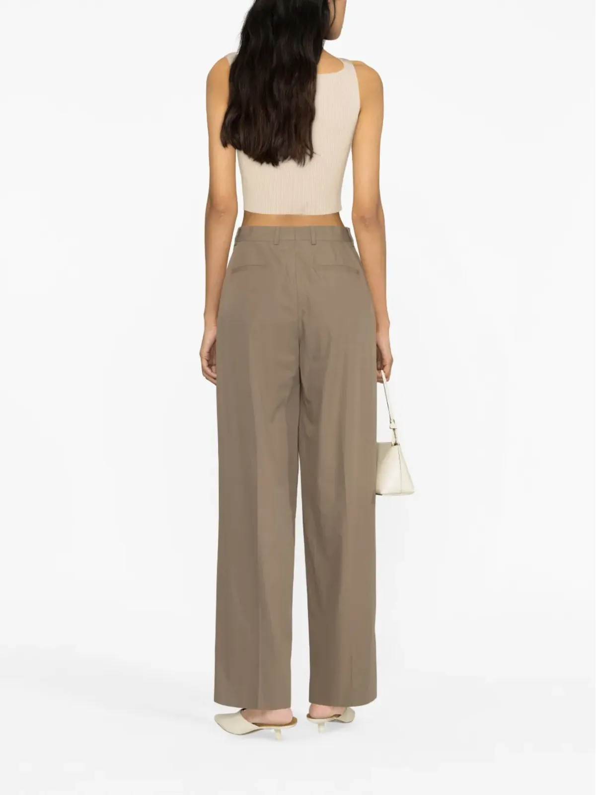 Officine Generale ソフィー ニューワイドレッグパンツ - 画像3