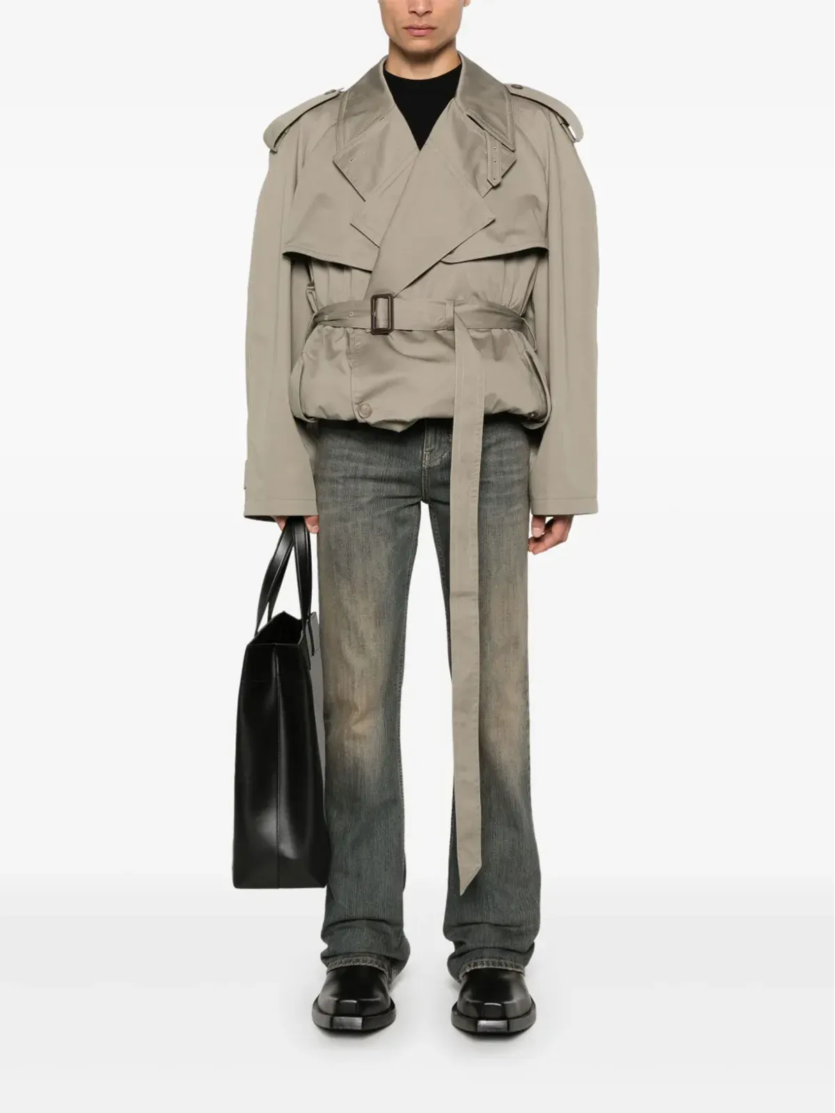 Balenciaga コットン トレンチコート - 画像2