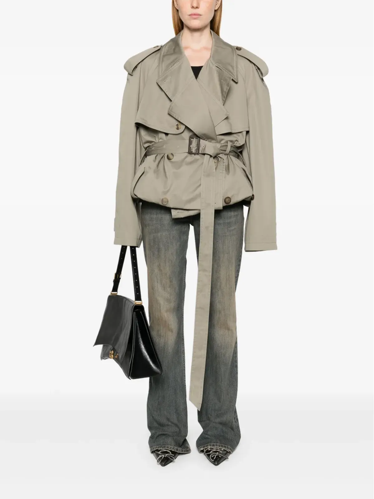 Balenciaga コットン トレンチコート - 画像3