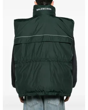 Balenciaga ロゴプリント ダウンベスト - サムネイル5
