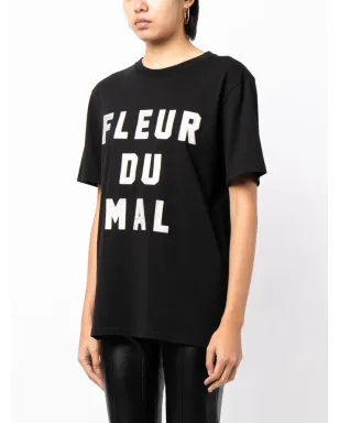 Fleur Du Mal ロゴ刺繍入りTシャツ - サムネイル3