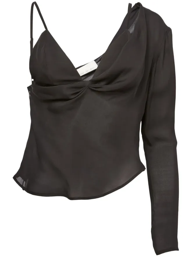 fleur du mal Fleur Du Mal Georgette トライアングルトップの商品画像