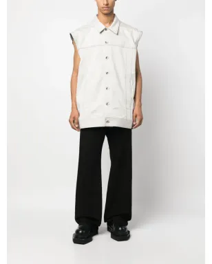 Rick Owens DRKSHDW ノースリーブ コットンデニム ベスト - サムネイル2