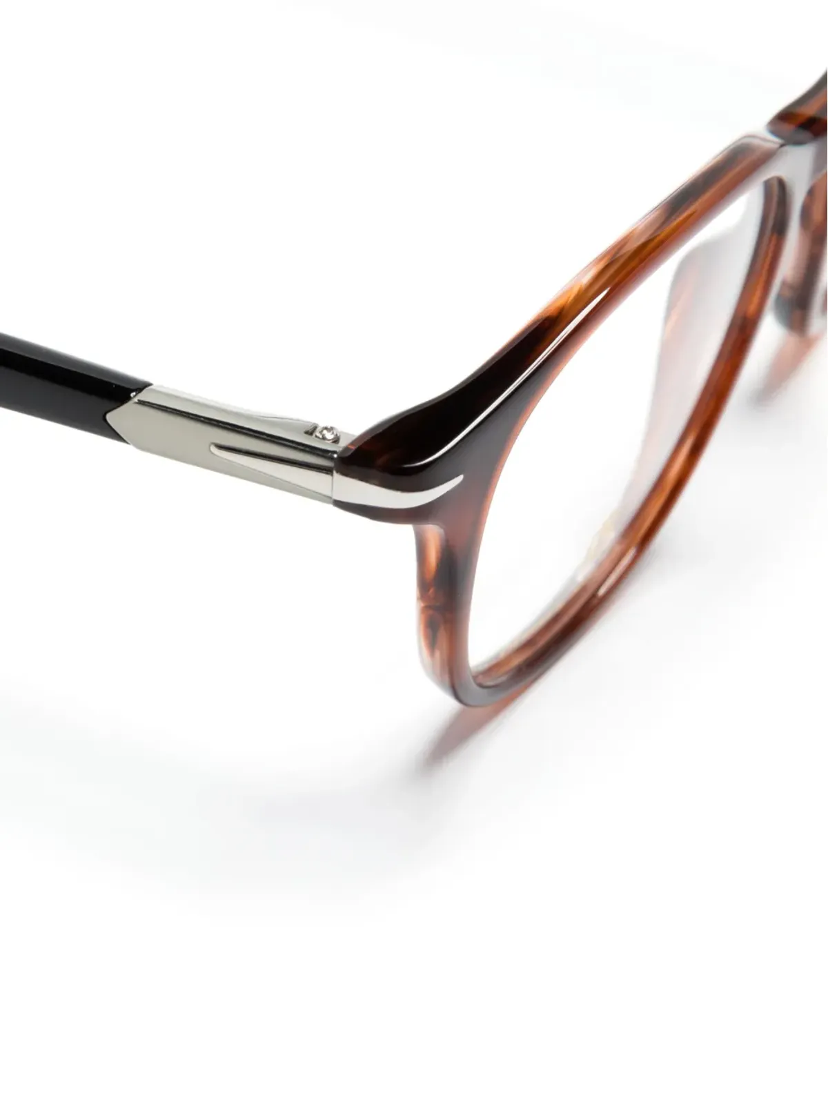 Eyewear by David Beckham ラウンドフレーム クリアレンズ サングラス - 画像3