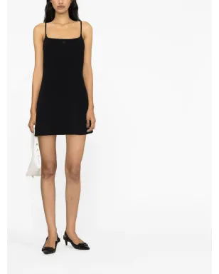 Courrèges ノースリーブスクエアネック ミニドレス - サムネイル2