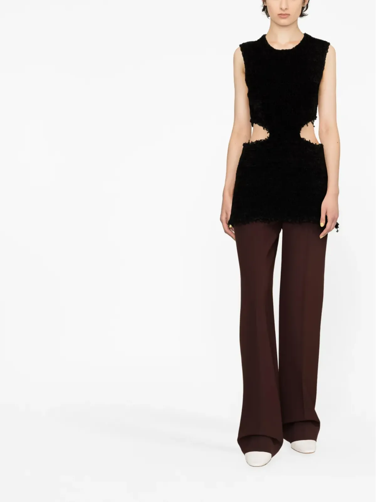 Jil Sander カットアウトドレス - 画像2