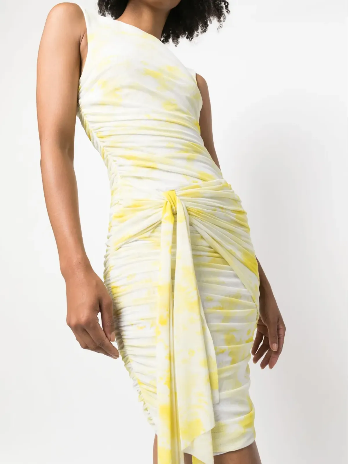 MSGM sleeveless ruched minidress - White - 画像5