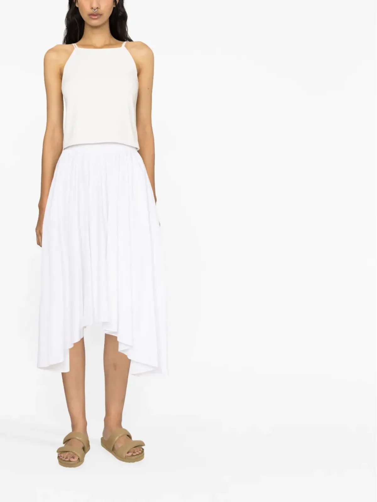 Michael Michael Kors ハイウエスト アシンメトリックヘム スカート - 画像2