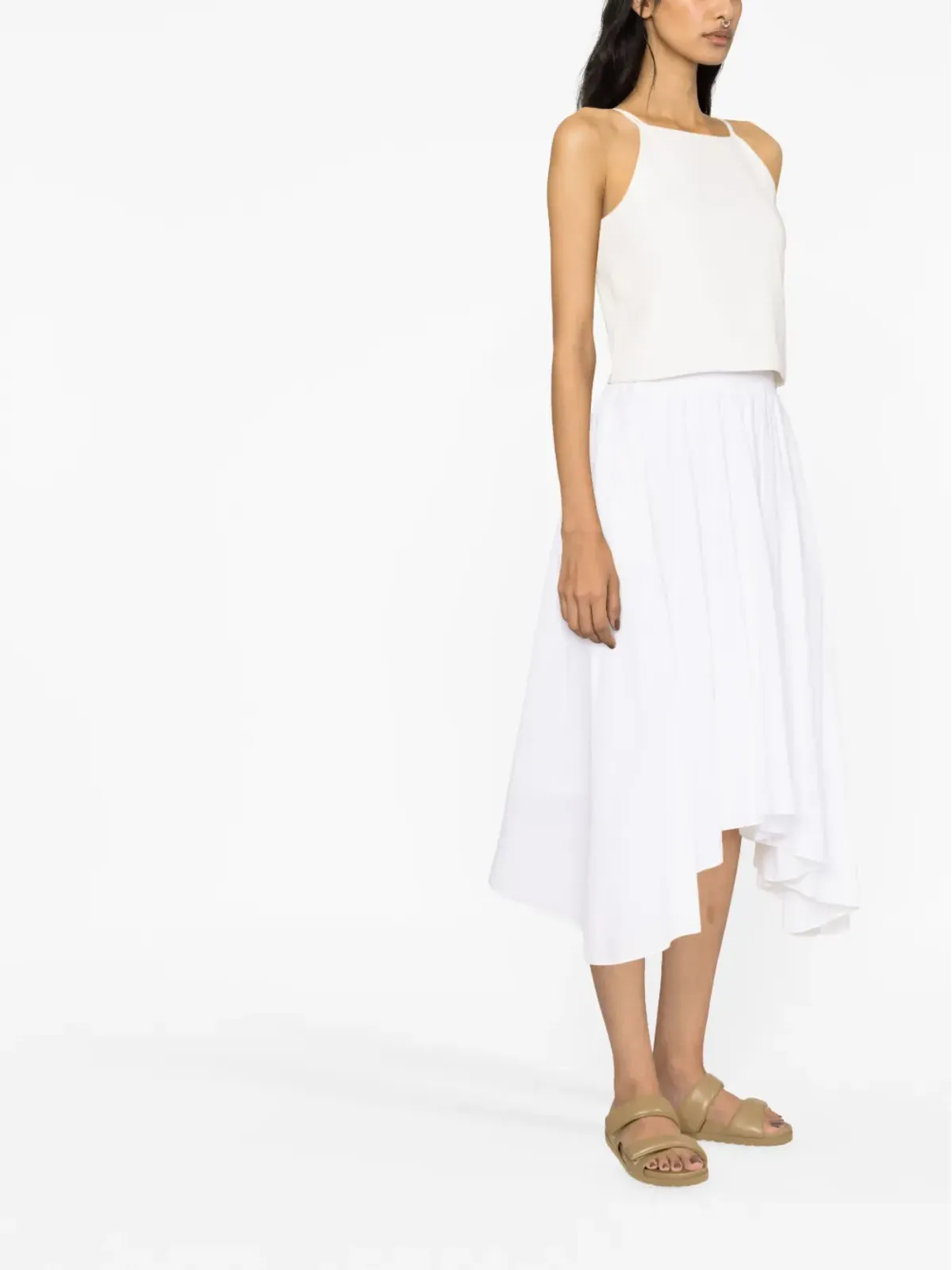 Michael Michael Kors ハイウエスト アシンメトリックヘム スカート - 画像3