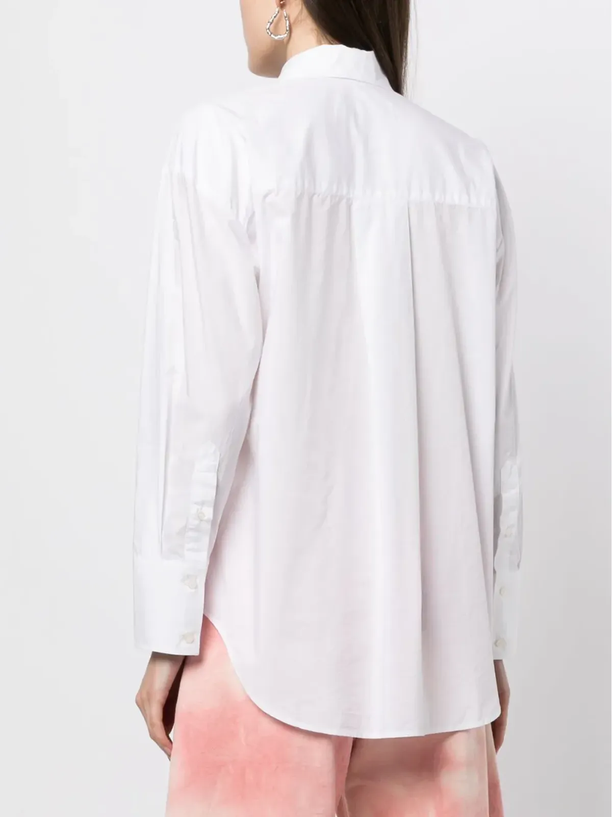 MSGM ローズプリントポプリンシャツ - 画像4