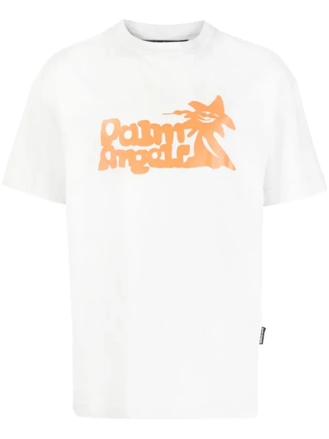 Palm Angels Palm Angels エンゾ ロゴプリント Tシャツの商品画像
