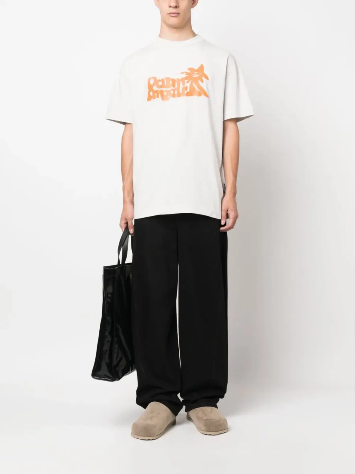 Palm Angels エンゾ ロゴプリント Tシャツ - 画像2