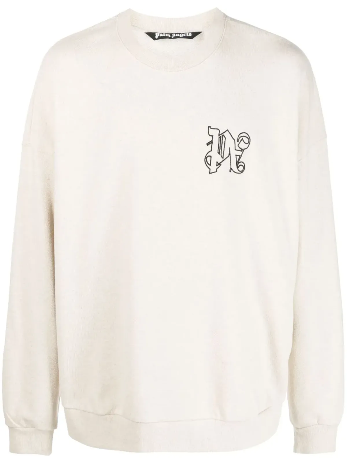 Palm Angels ロゴプリント コットン スウェットシャツ - 画像1