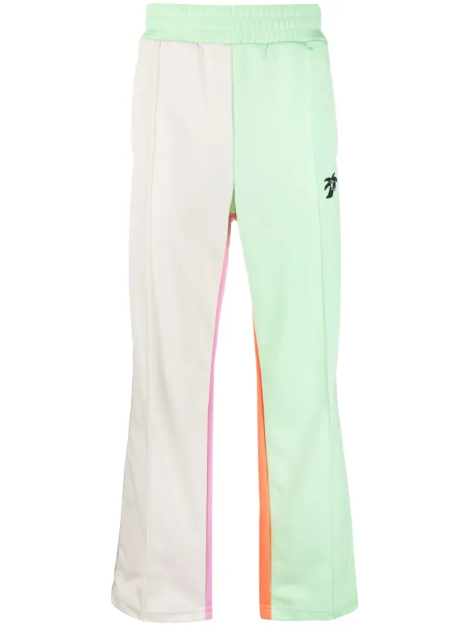 Palm Angels Palm Angels ロゴプリント カラーブロック トラックパンツの商品画像