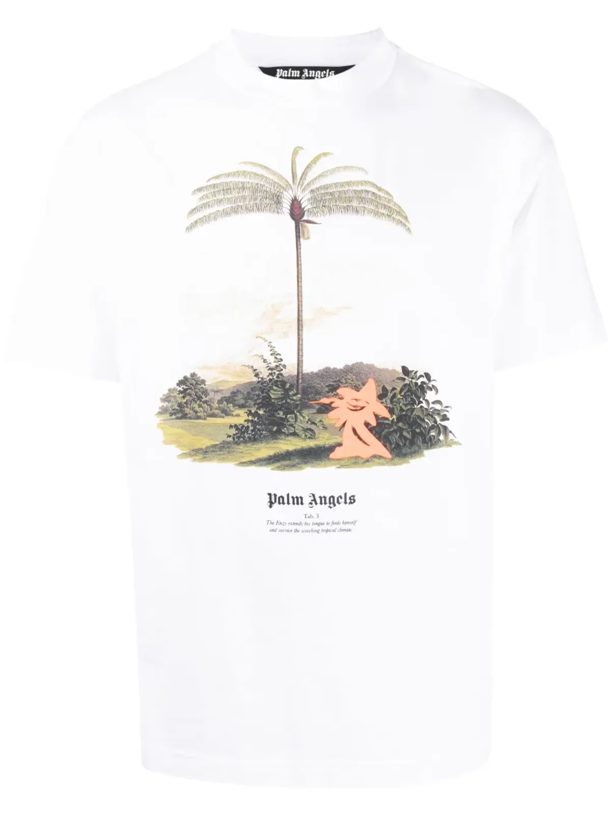 Palm Angels 'Enzo From The Tropics' T-shirt - White - 画像1