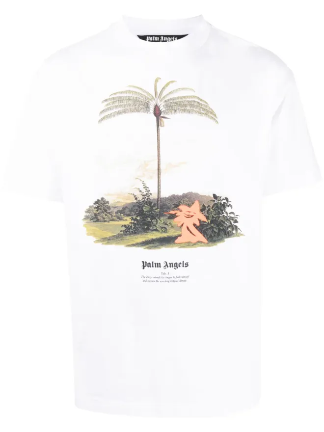 Palm Angels Palm Angels 'Enzo From The Tropics' T-shirt - Whiteの商品画像