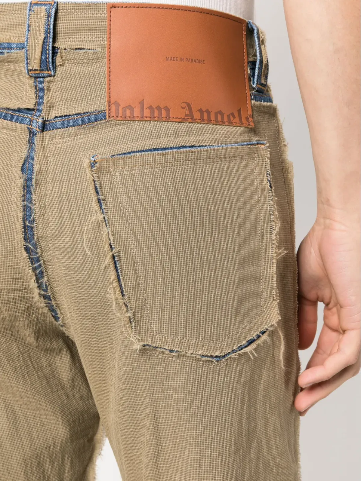 Palm Angels リップストップストレートパンツ - 画像5