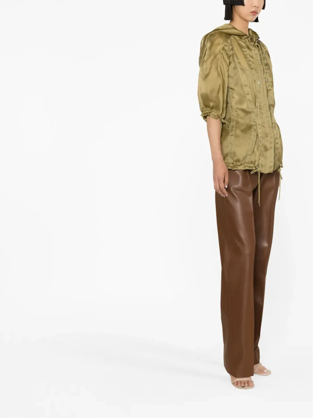 Alberta Ferretti ストライプ柄フィットジャケット - 画像3