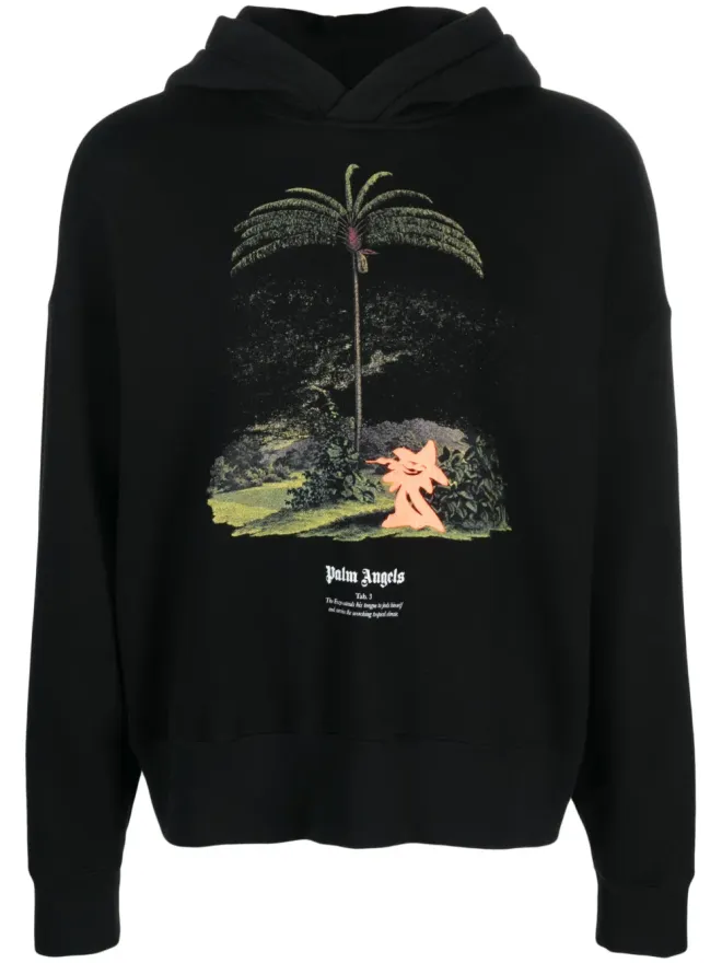 Palm Angels Palm Angels Enzo From The Tropics hoodie - Blackの商品画像