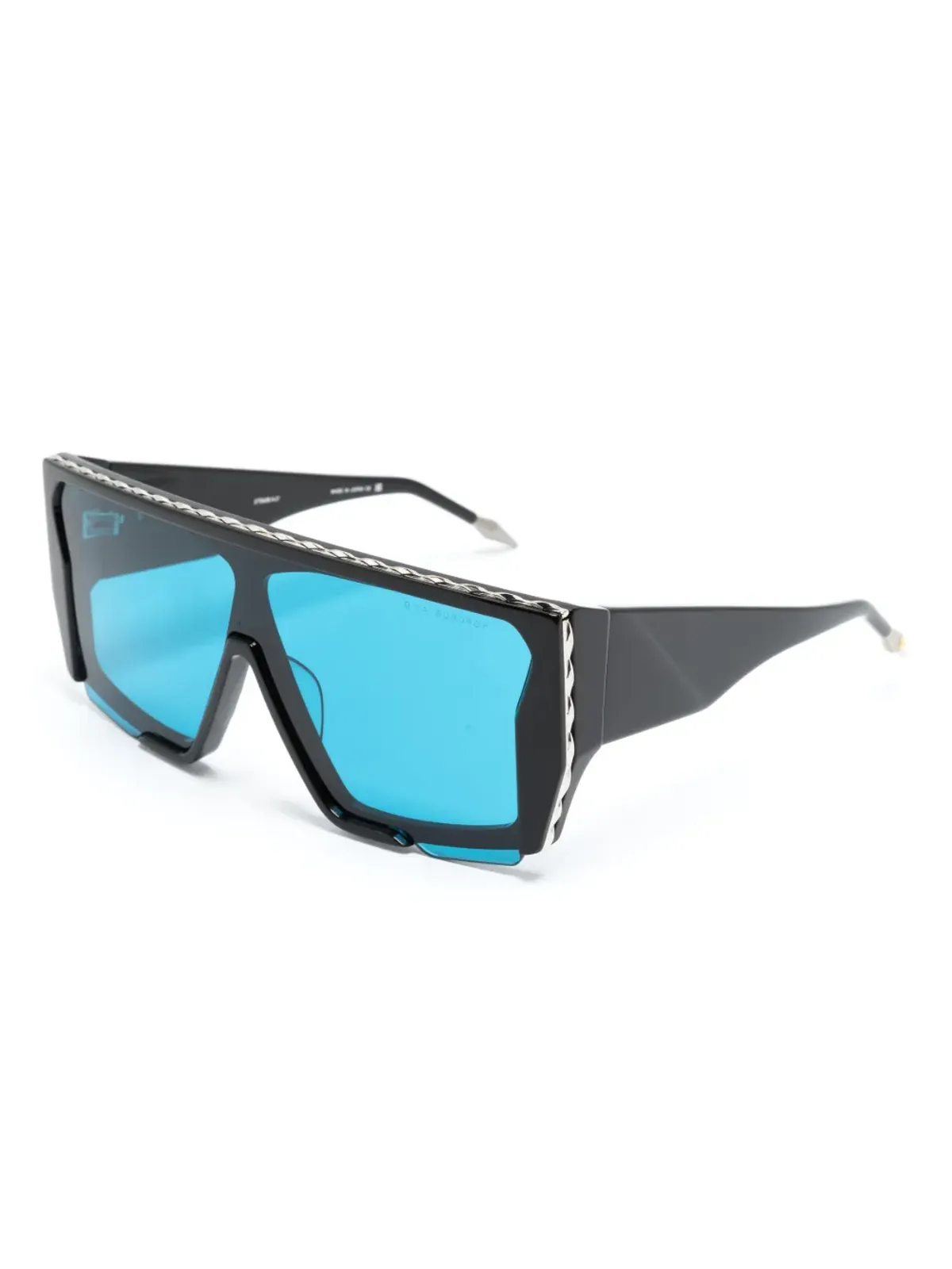 Dita Eyewear サブドロップ スクエアフレーム サングラス - ブラック - 画像2
