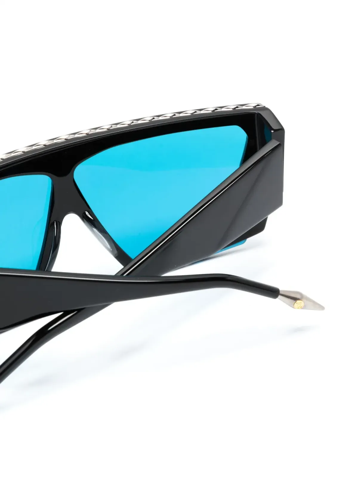 Dita Eyewear サブドロップ スクエアフレーム サングラス - ブラック - 画像3