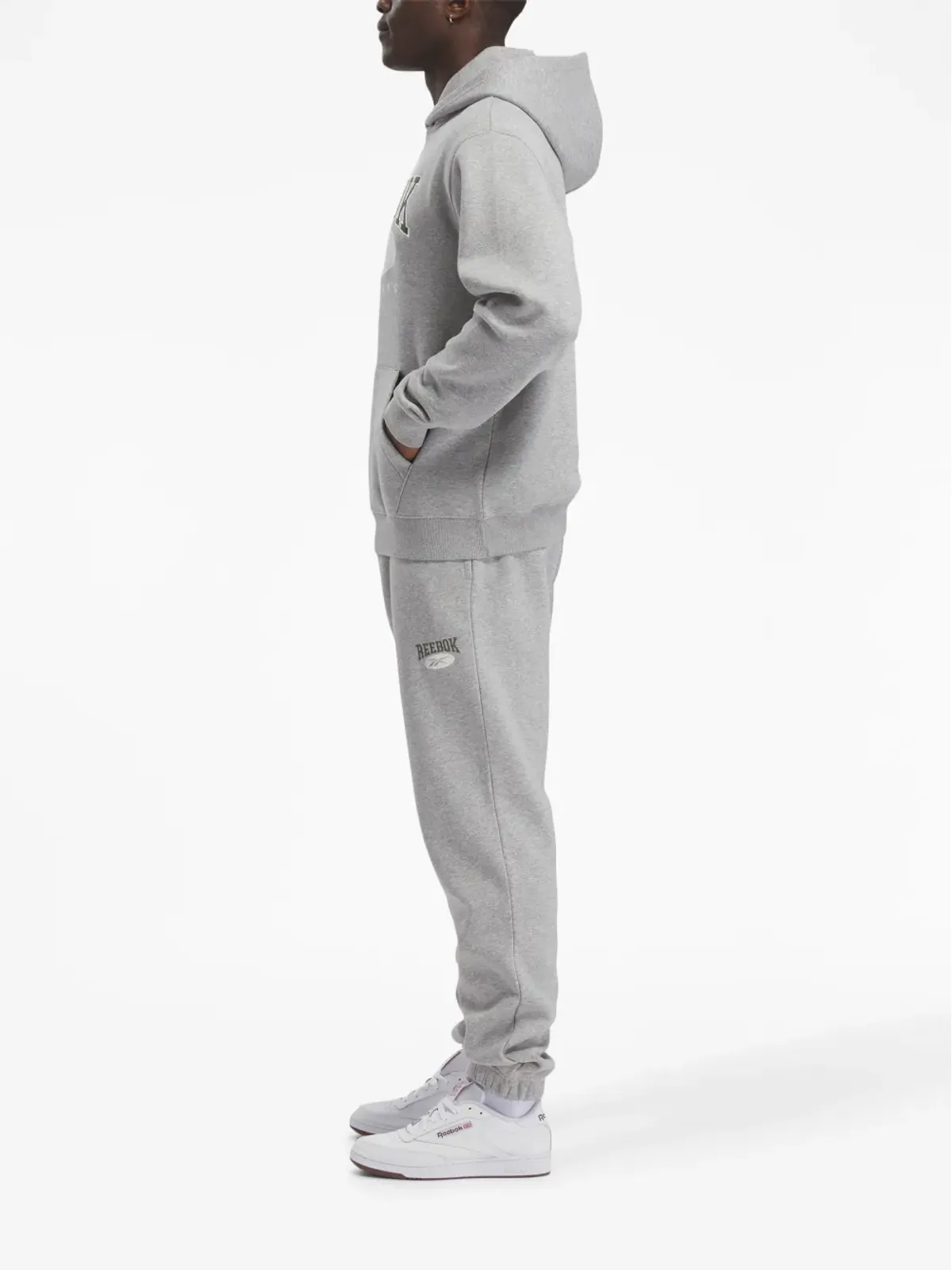 Reebok Classics Archive Essentials ロゴプリント フーディー - グレー - 画像3
