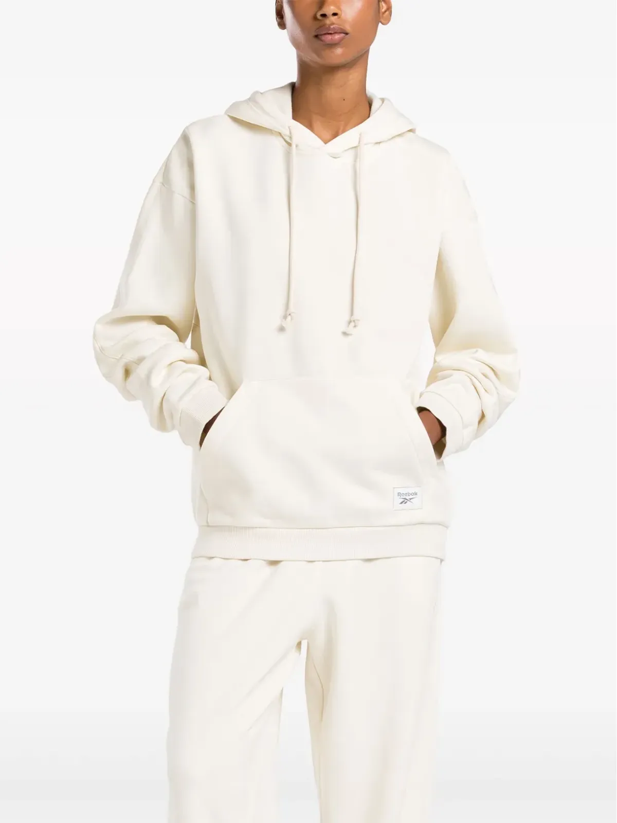 Reebok ロゴパッチ ポーチポケット フーディ - 画像3
