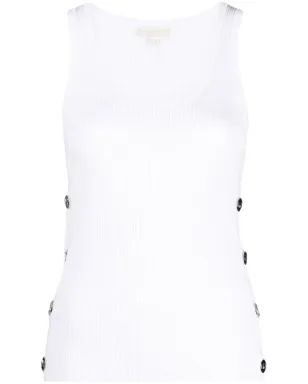 Michael Michael Kors ボタン装飾リブ編みタンクトップ - サムネイル1