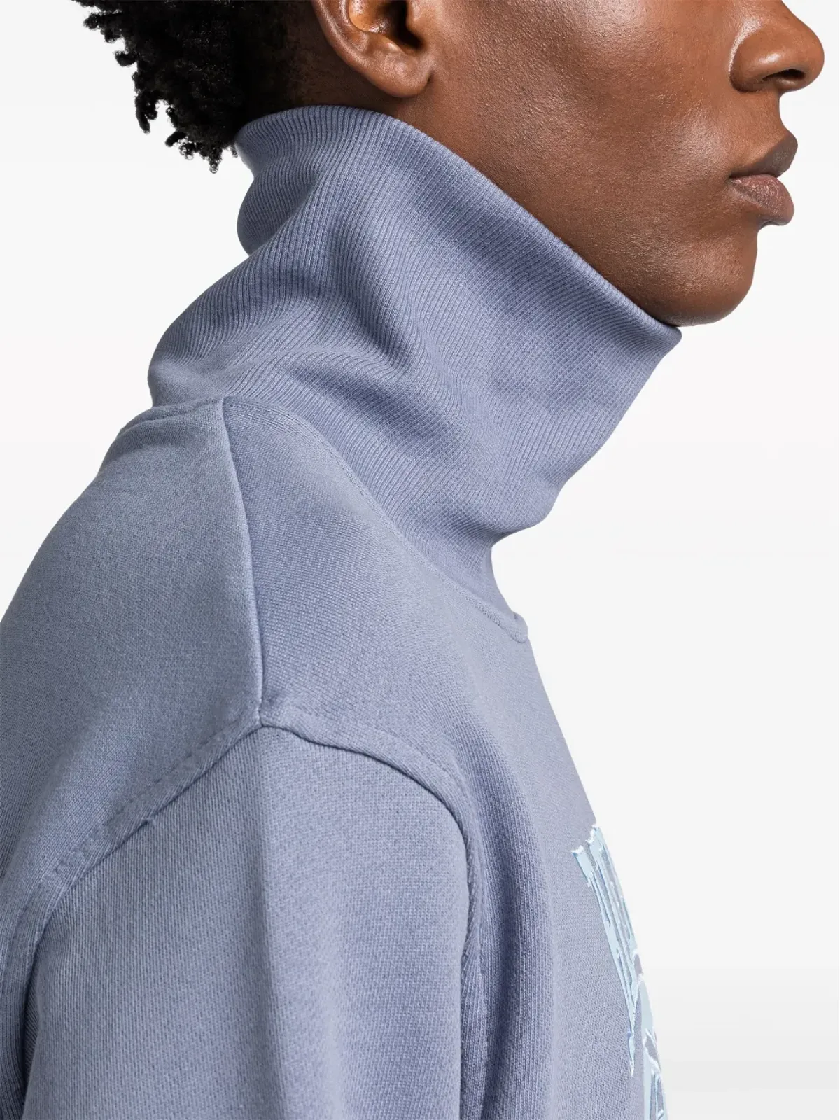 Reebok ロゴアップリケ入り ロールネック スウェット - 画像5