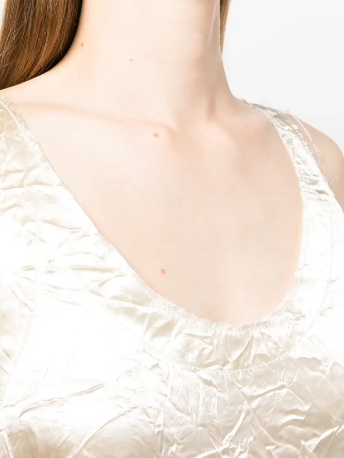 Lanvin Vバック・シワ加工トップス - 画像5