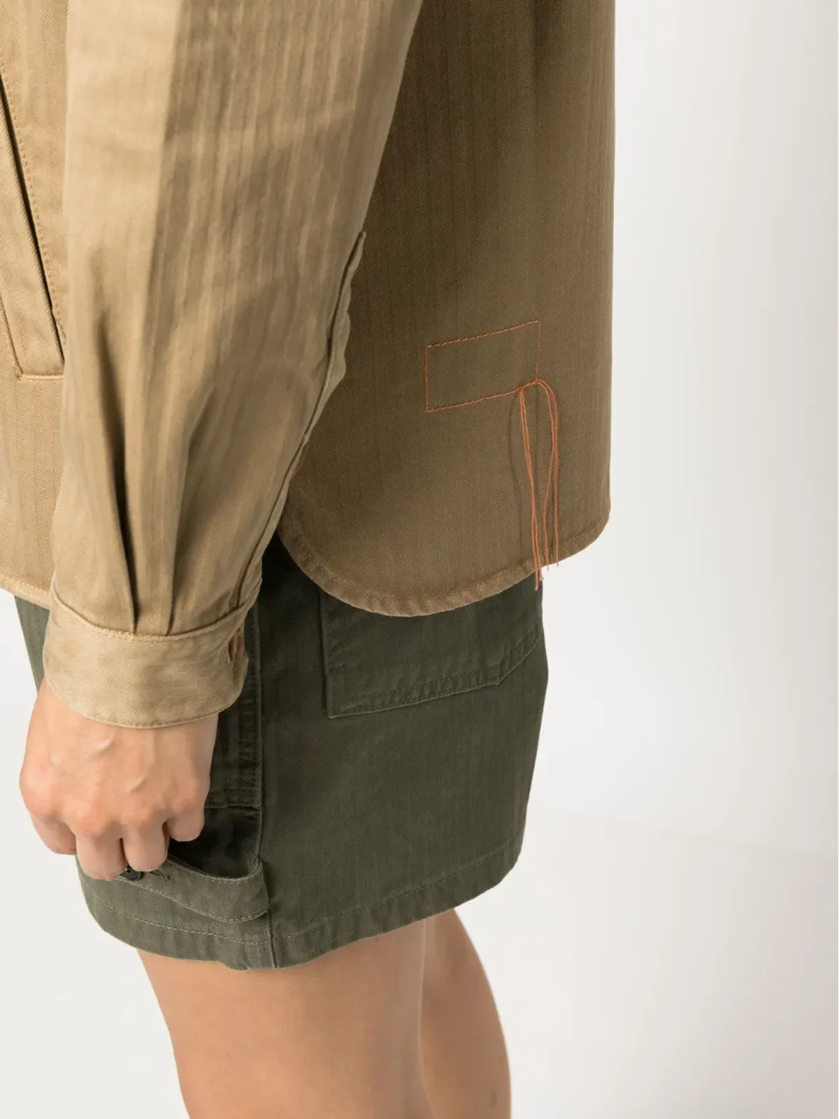 Fortela Meckong shirt jacket - Neutrals - 画像5
