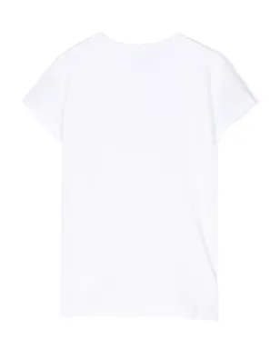 Lanvin Enfant ロゴ刺繍スパンコール付きTシャツ - サムネイル2