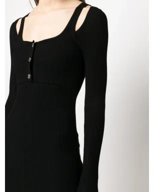 MOSCHINO JEANS 長袖リブニットドレス - サムネイル5