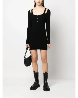 MOSCHINO JEANS 長袖リブニットドレス - サムネイル2