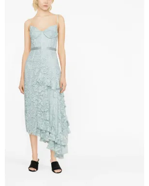 ERDEM Melora アシンメトリック レース ドレス - サムネイル2