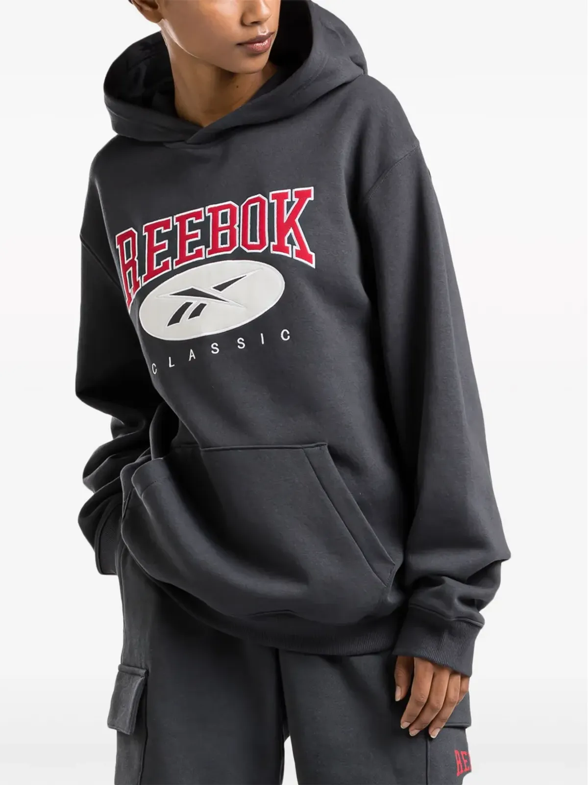 Reebok Classic Archive Essentials フーディ グレー - 画像2