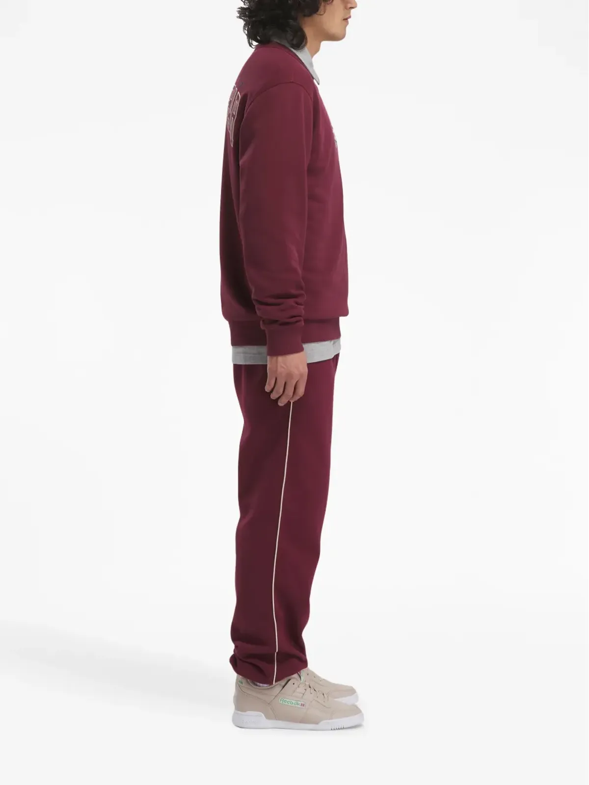 Reebok ロゴプリント コットン スウェットシャツ - 画像3