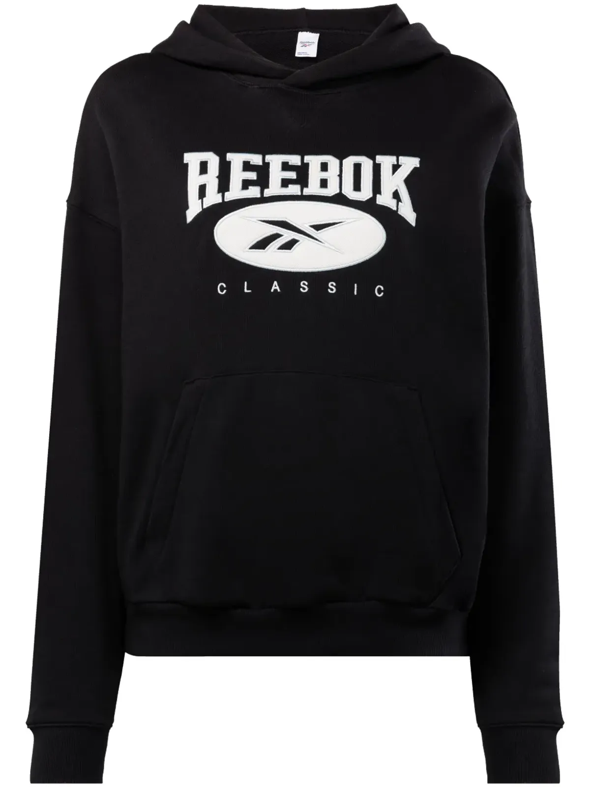 Reebok クラシック ロゴ刺繍 コットン フーディー - 画像1