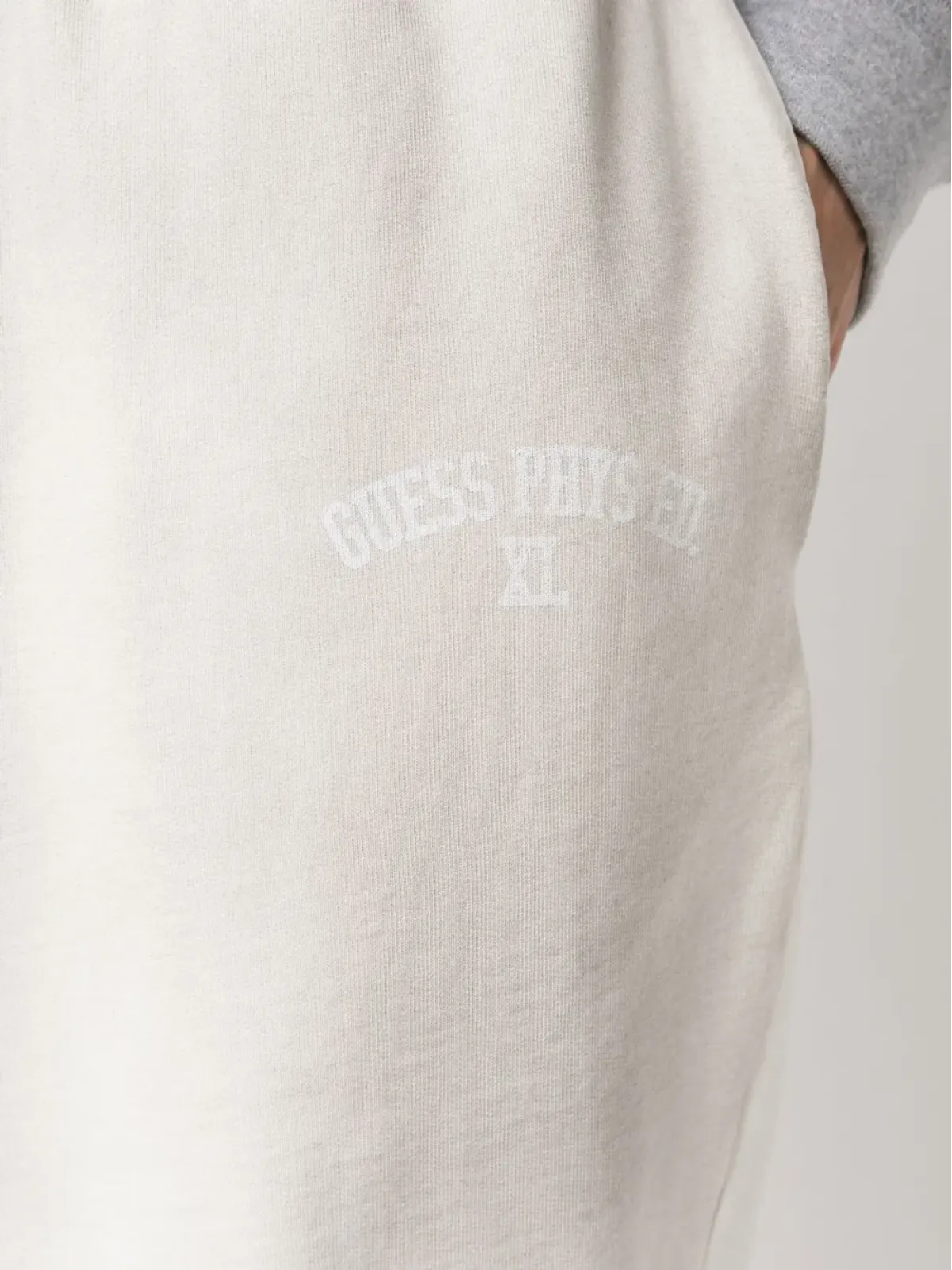 GUESS USA ロゴプリント コットン トラックパンツ - 画像5