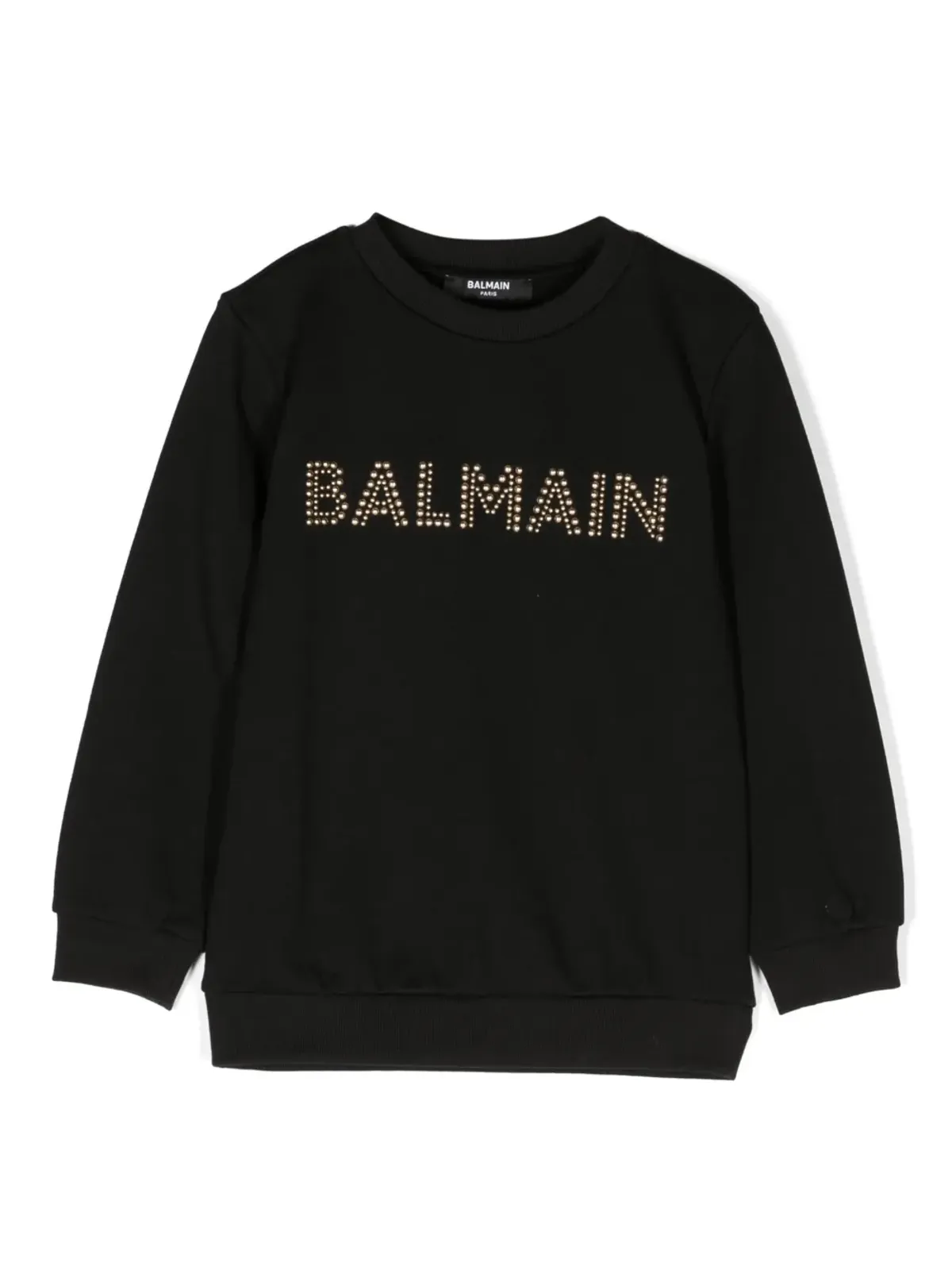 Balmain Kids ロゴ入りコットン スウェットシャツ - 画像1
