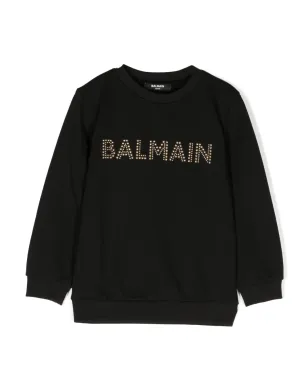 Balmain Kids ロゴ入りコットン スウェットシャツ - サムネイル1