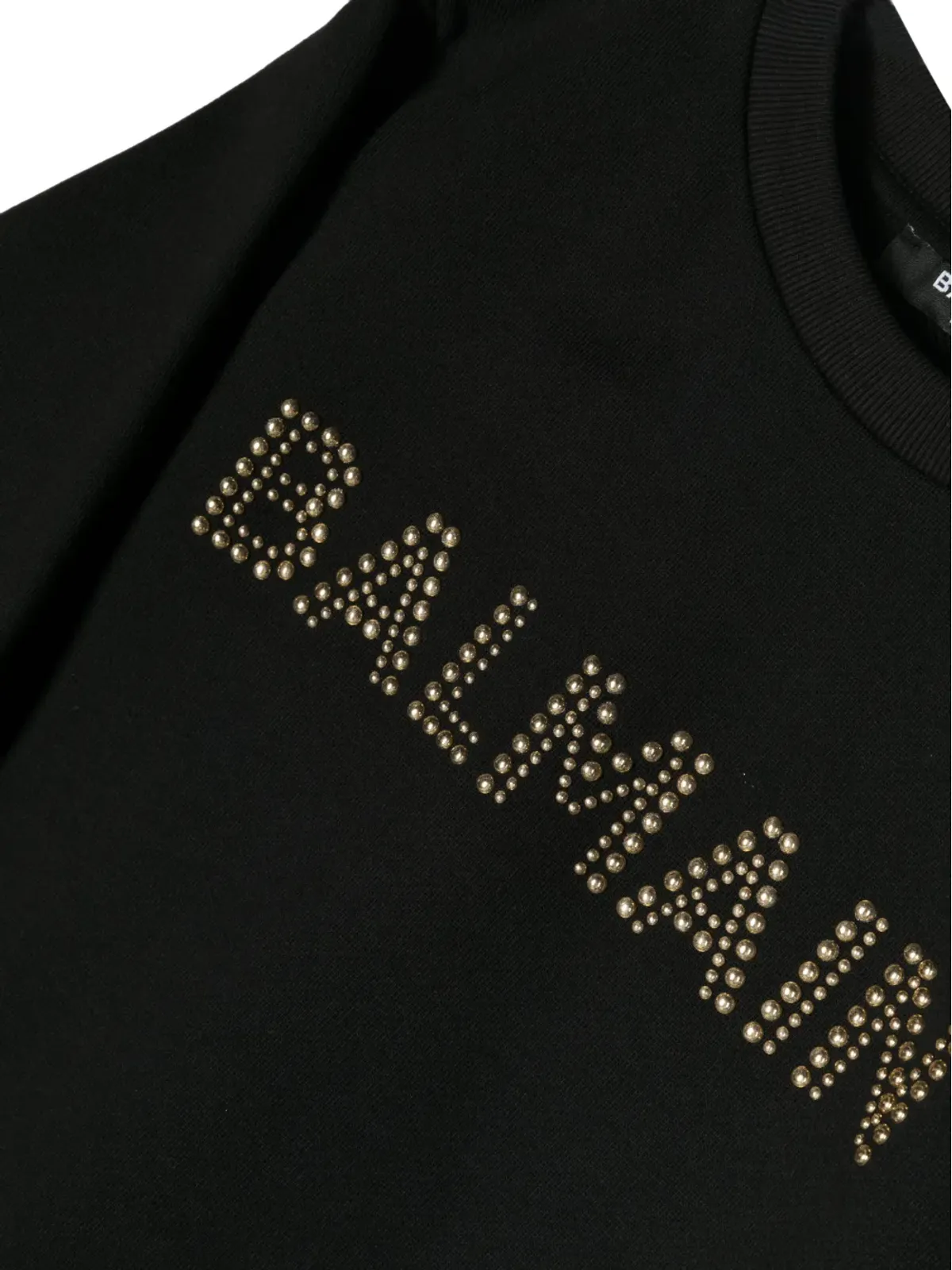 Balmain Kids ロゴ入りコットン スウェットシャツ - 画像3