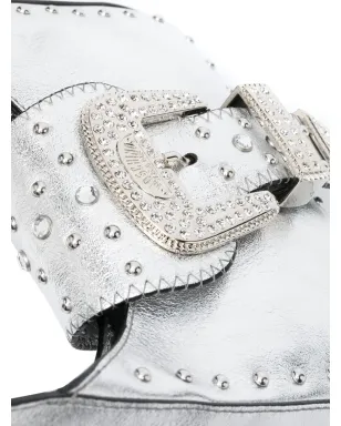 MOSCHINO JEANS buckle-detail tote bag - Grey - サムネイル5