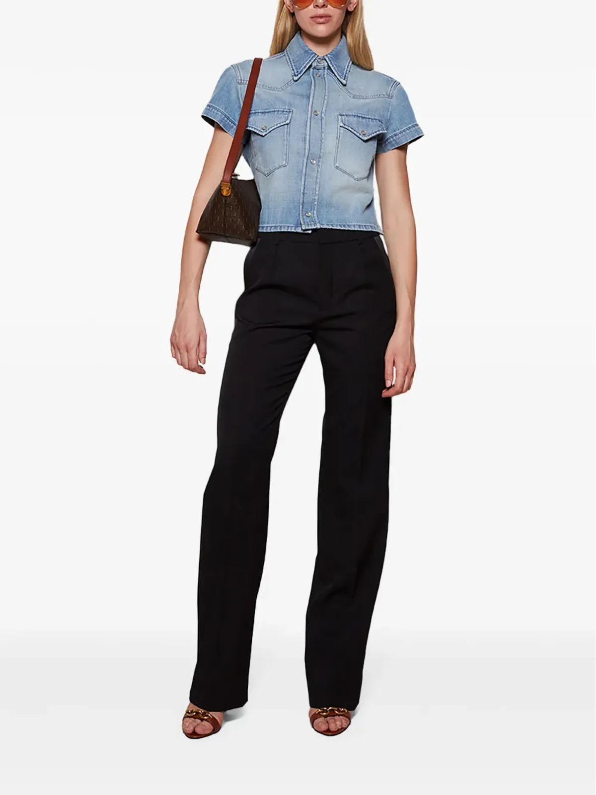 Saint Laurent モノグラムショルダーバッグ - 画像2