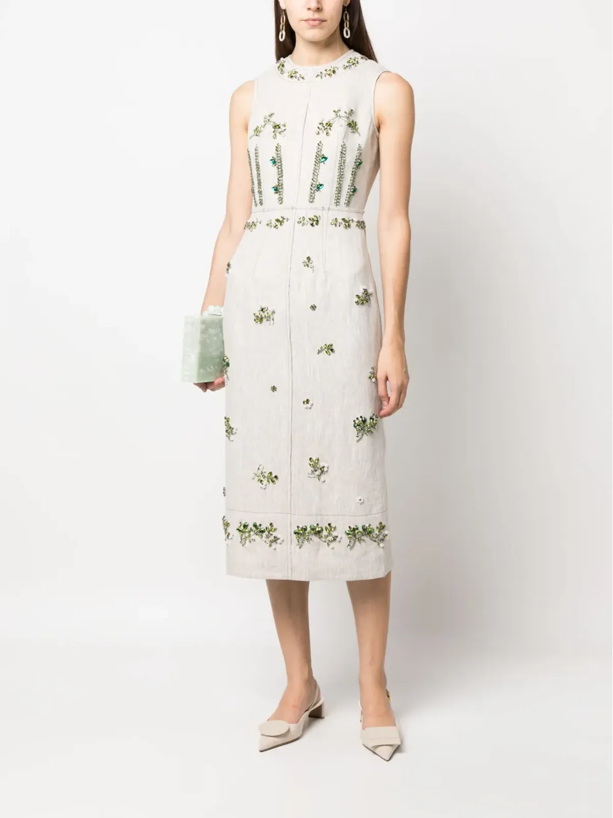 ERDEM Ellery ノースリーブドレス - 画像2