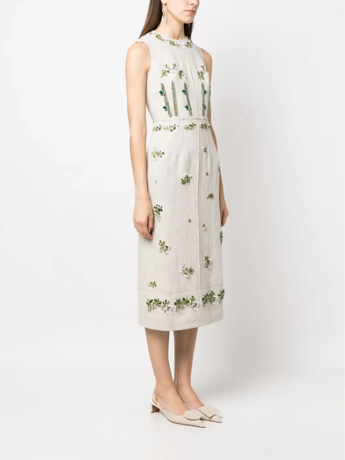 ERDEM Ellery ノースリーブドレス - 画像3