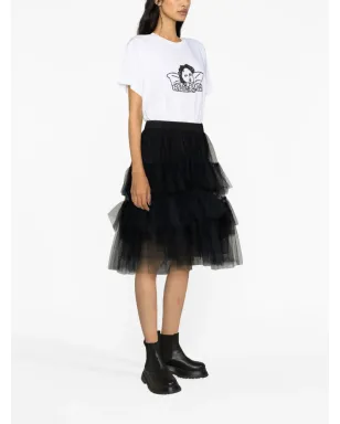 Simone Rocha ティアードチュールスカート - サムネイル4