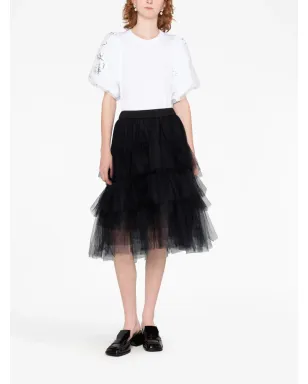 Simone Rocha スパンコール付きコットンTシャツ - サムネイル2